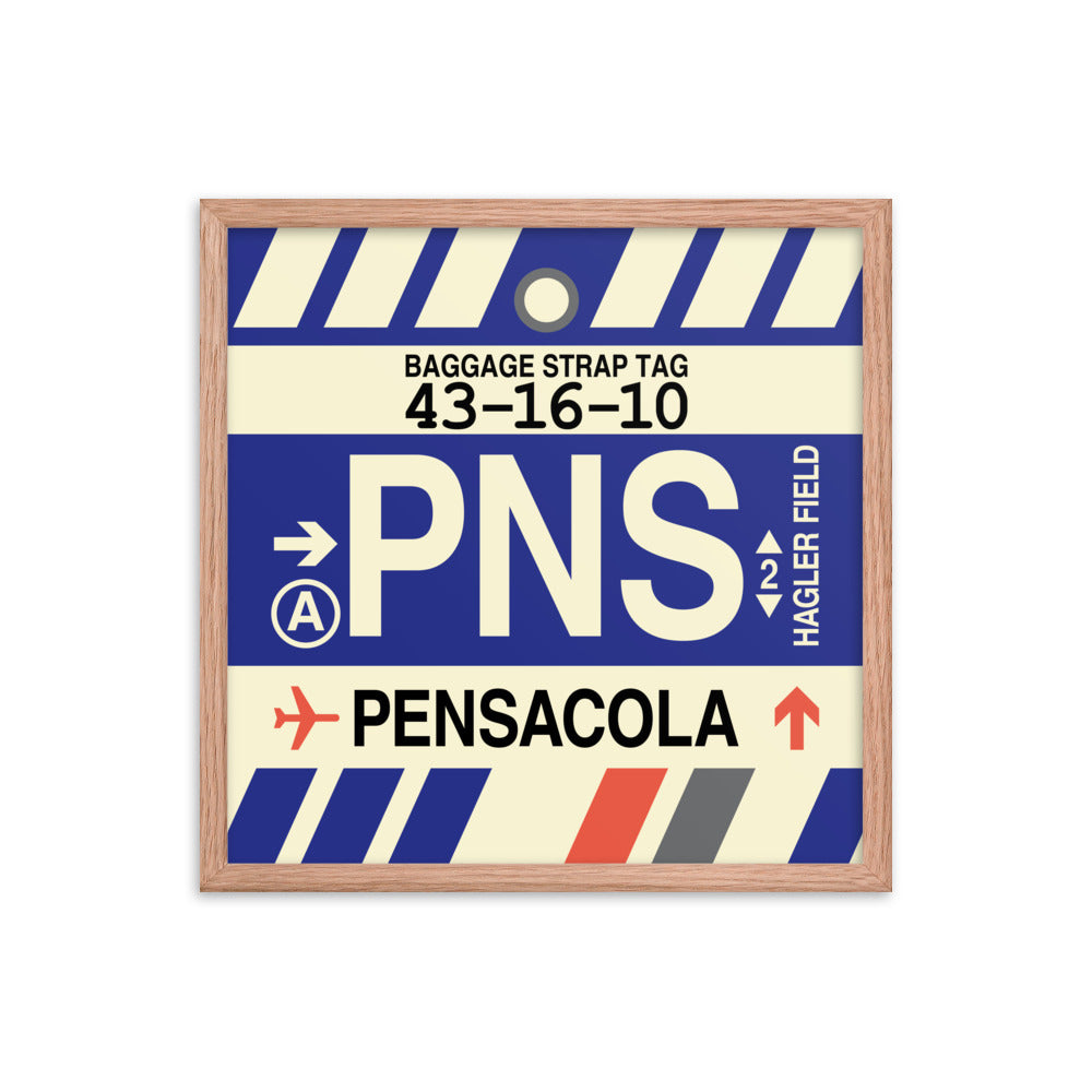 Travel-Themed Framed Print • PNS Pensacola • YHM Designs - Image 10