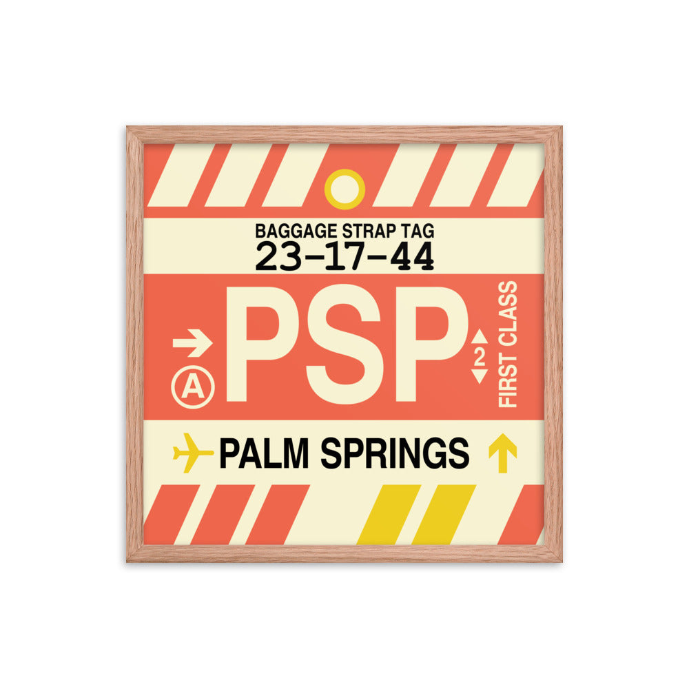 Travel-Themed Framed Print • PSP Palm Springs • YHM Designs - Image 10