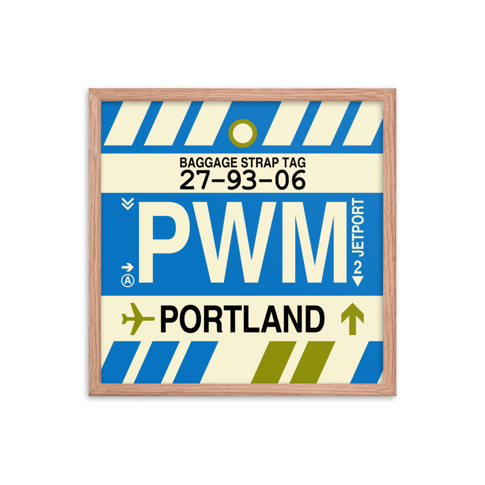 Travel-Themed Framed Print • PWM Portland • YHM Designs - Image 10