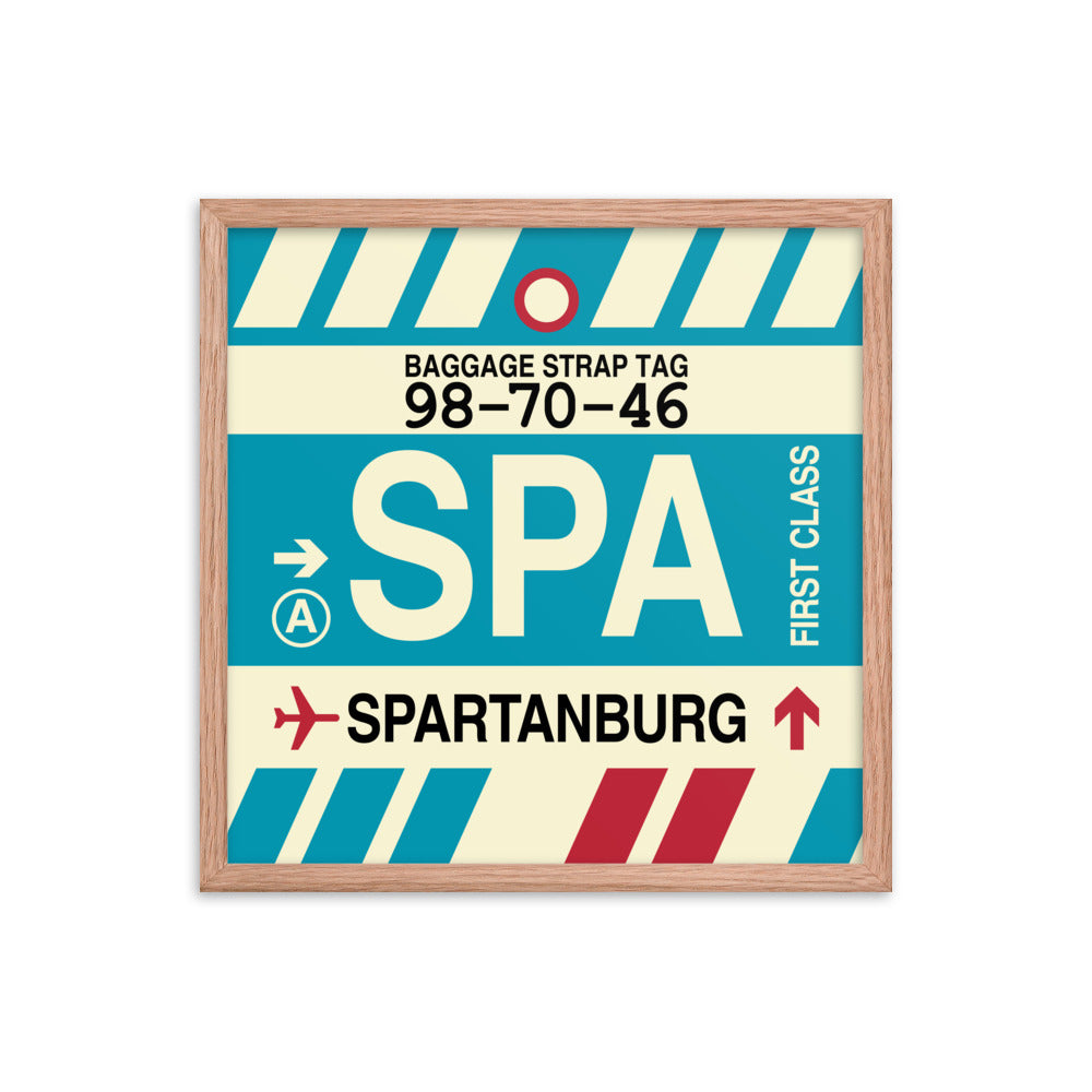 Travel-Themed Framed Print • SPA Spartanburg • YHM Designs - Image 10
