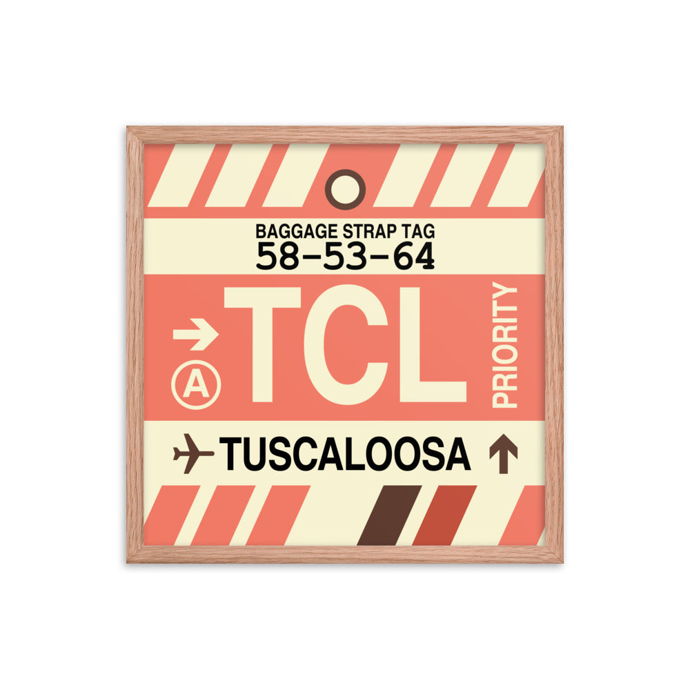 Travel-Themed Framed Print • TCL Tuscaloosa • YHM Designs - Image 10