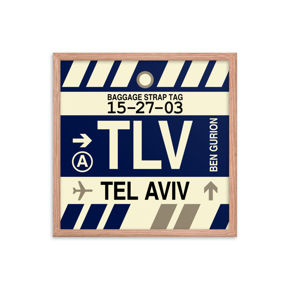 Travel-Themed Framed Print • TLV Tel Aviv • YHM Designs - Image 10