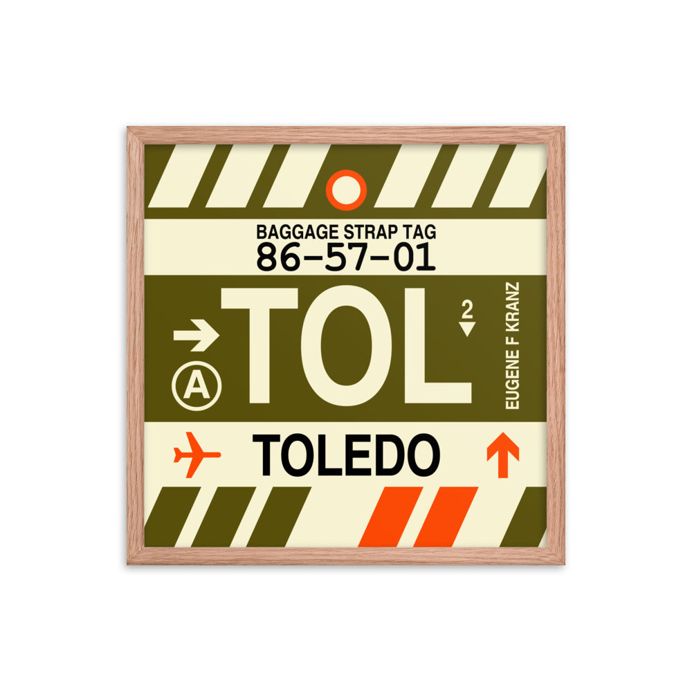 Travel-Themed Framed Print • TOL Toledo • YHM Designs - Image 10