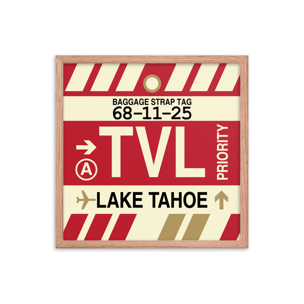 Travel-Themed Framed Print • TVL Lake Tahoe • YHM Designs - Image 10