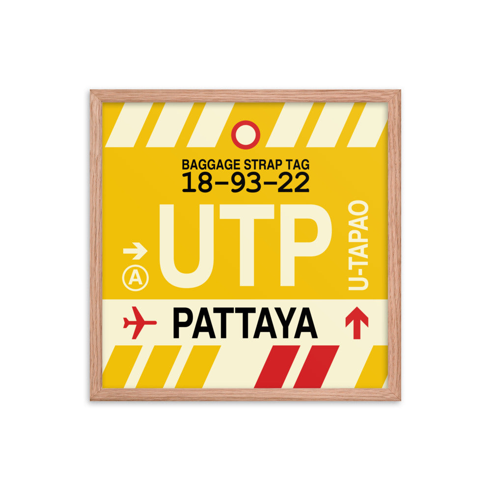Travel-Themed Framed Print • UTP Pattaya • YHM Designs - Image 10