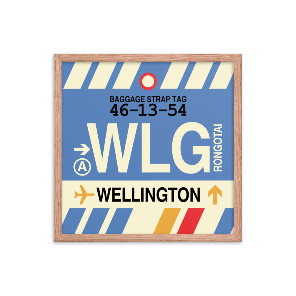 Travel-Themed Framed Print • WLG Wellington • YHM Designs - Image 10