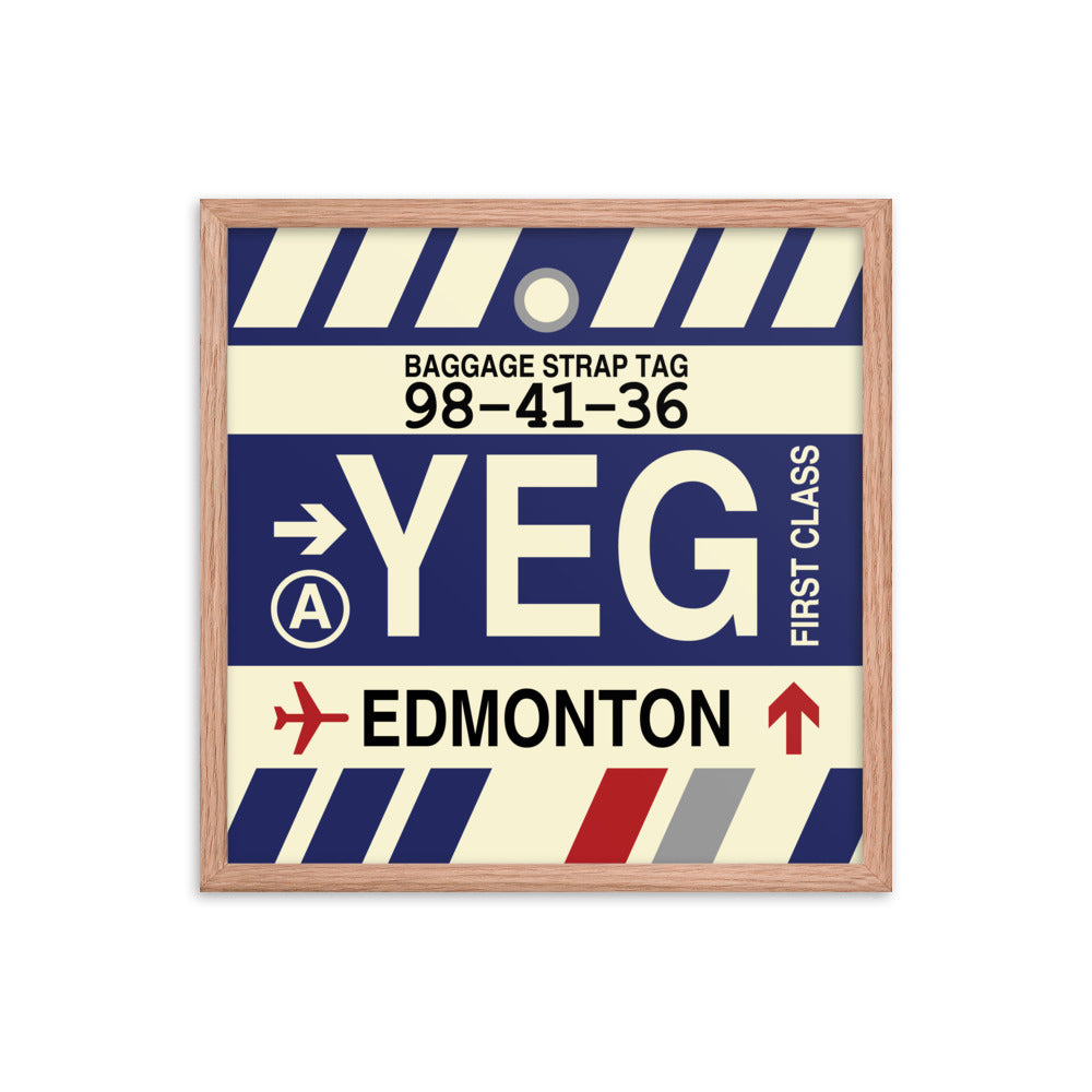 Travel-Themed Framed Print • YEG Edmonton • YHM Designs - Image 10