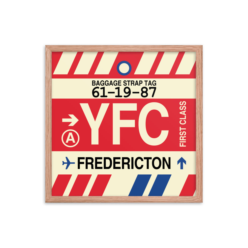 Travel-Themed Framed Print • YFC Fredericton Souvenir • YHM Designs - Image 10