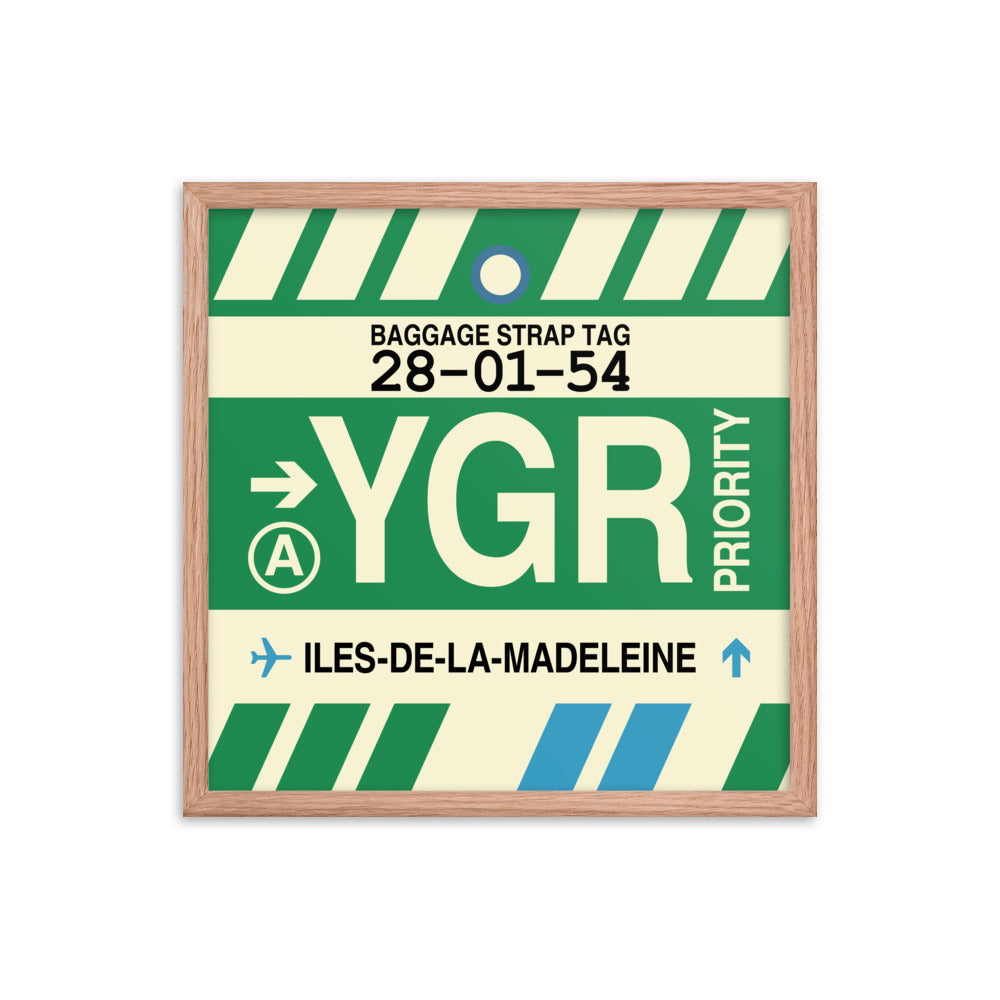 Travel-Themed Framed Print • YGR Îles-de-la-Madeleine Souvenir • YHM Designs - Image 10