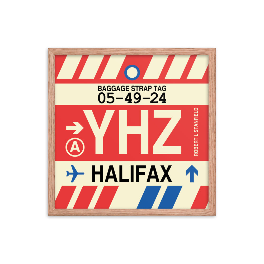 Travel-Themed Framed Print • YHZ Halifax • YHM Designs - Image 10