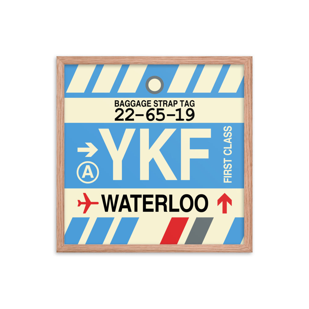 Travel-Themed Framed Print • YKF Waterloo Souvenir • YHM Designs - Image 10