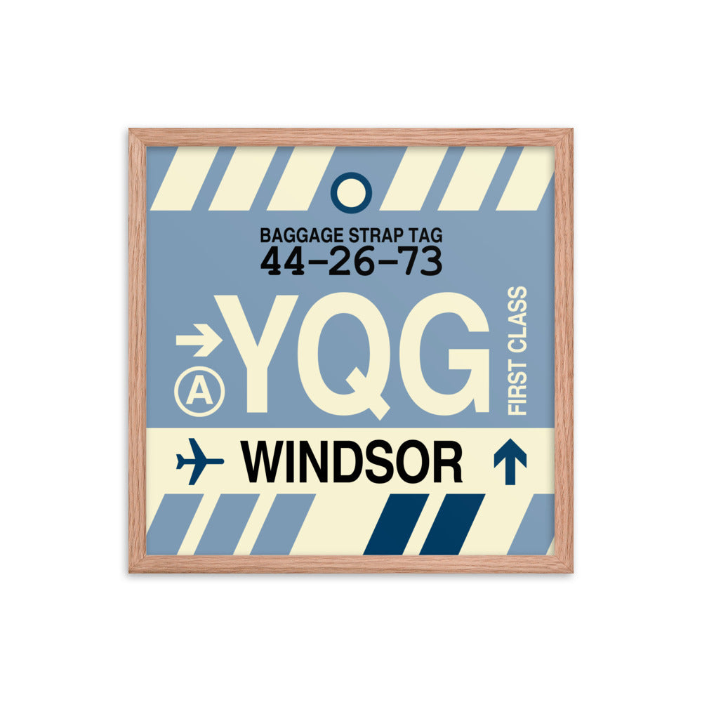 Travel-Themed Framed Print • YQG Windsor • YHM Designs - Image 10