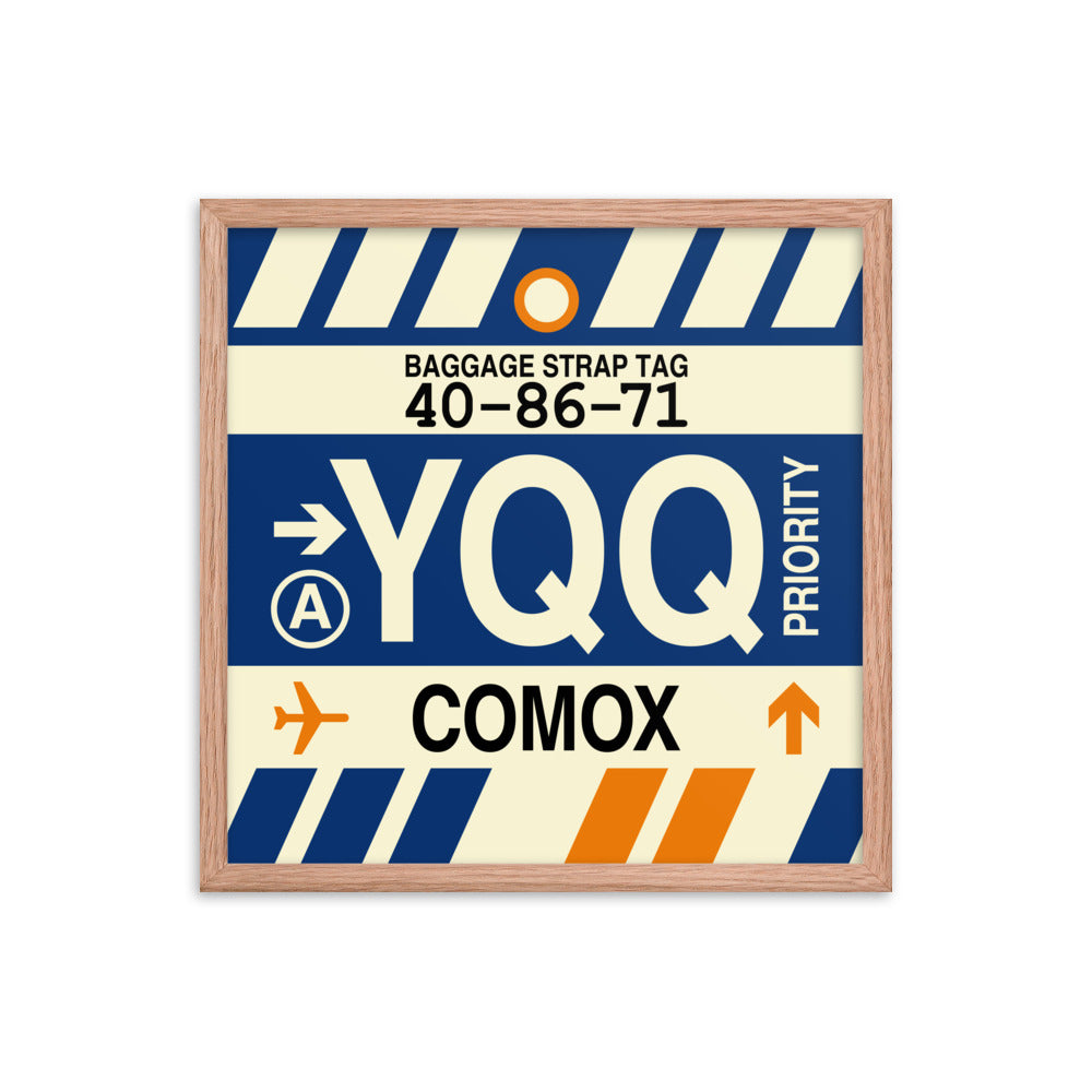 Travel-Themed Framed Print • YQQ Comox • YHM Designs - Image 10