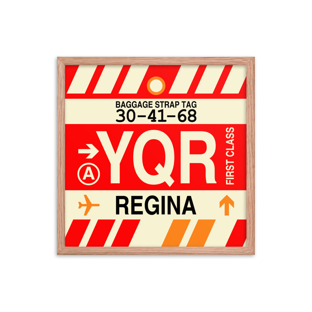 Travel-Themed Framed Print • YQR Regina • YHM Designs - Image 10