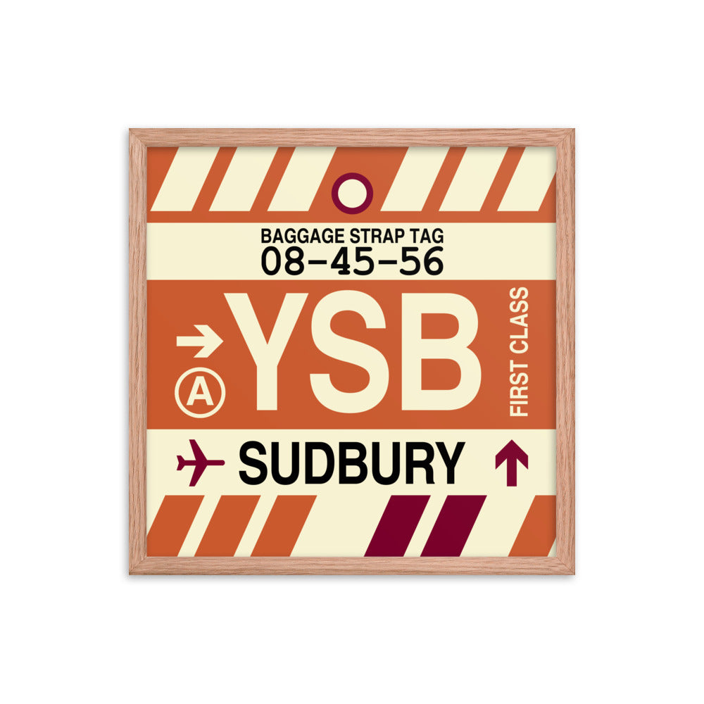 Travel-Themed Framed Print • YSB Sudbury • YHM Designs - Image 10