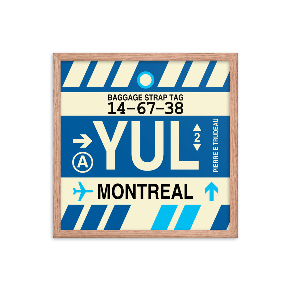 Travel-Themed Framed Print • YUL Montreal • YHM Designs - Image 10