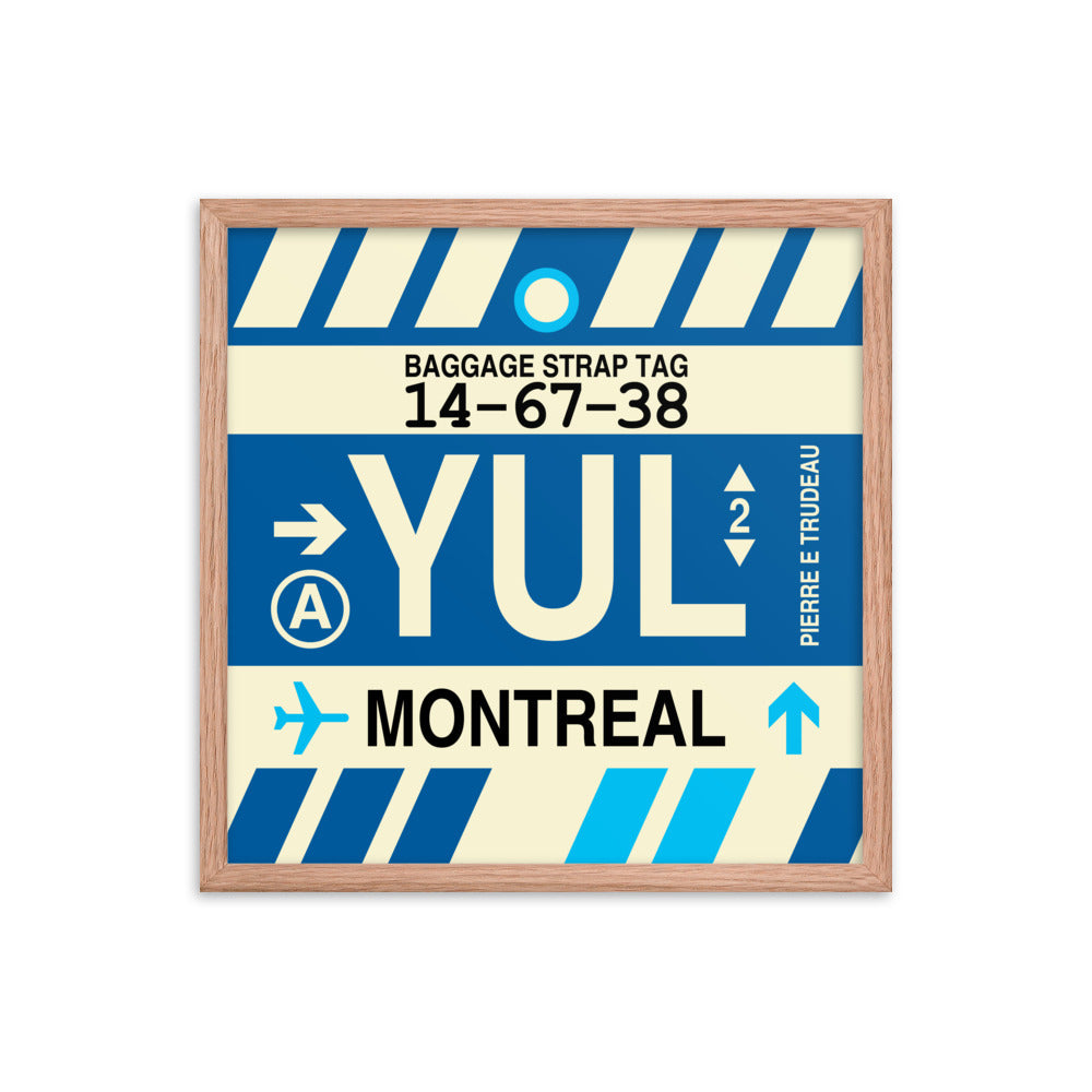 Travel-Themed Framed Print • YUL Montreal Souvenir • YHM Designs - Image 10