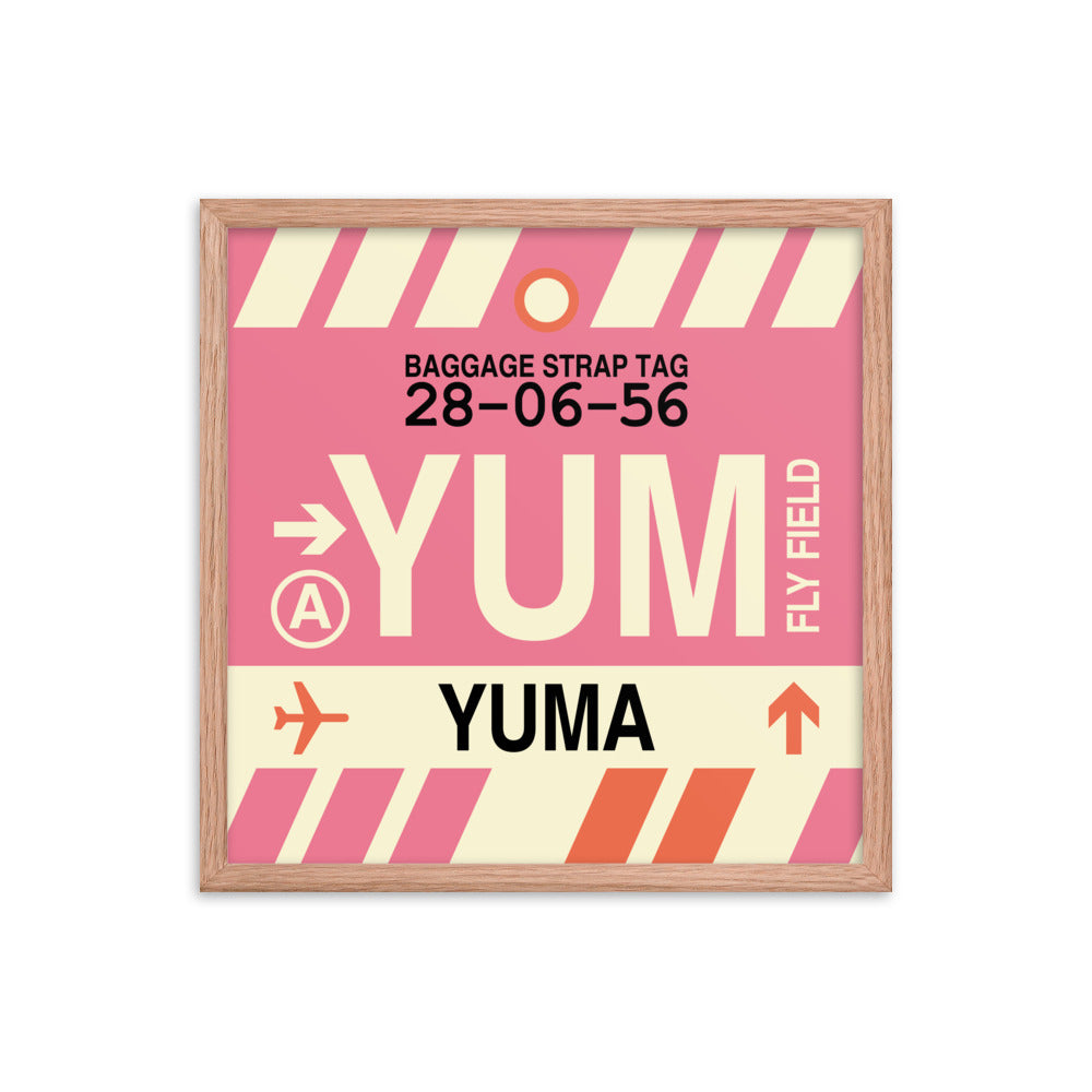 Travel-Themed Framed Print • YUM Yuma • YHM Designs - Image 10