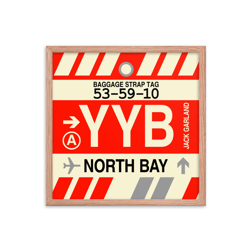 Travel-Themed Framed Print • YYB North Bay • YHM Designs - Image 10