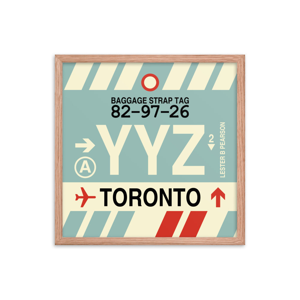 Travel-Themed Framed Print • YYZ Toronto • YHM Designs - Image 10