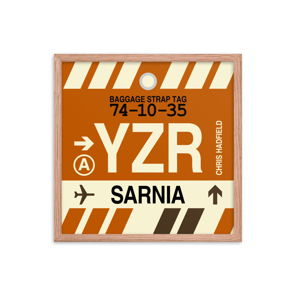 Travel-Themed Framed Print • YZR Sarnia • YHM Designs - Image 10