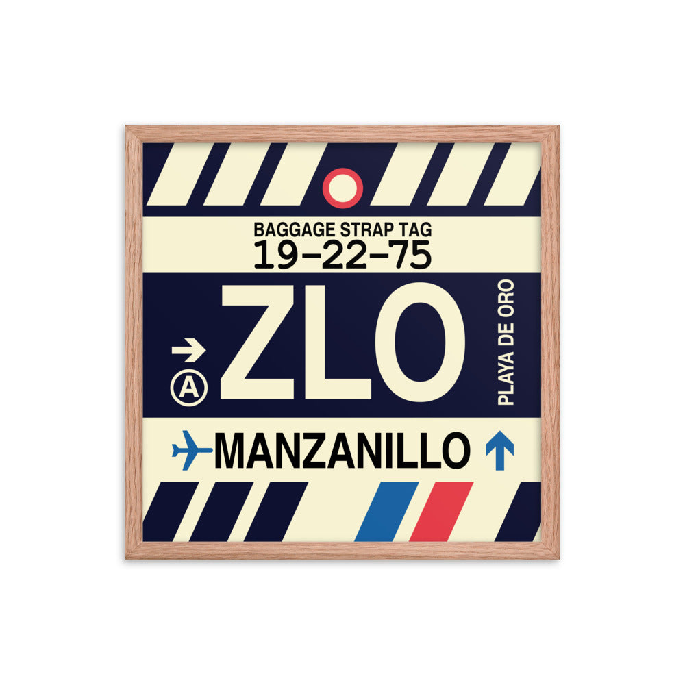 Travel-Themed Framed Print • ZLO Manzanillo • YHM Designs - Image 10