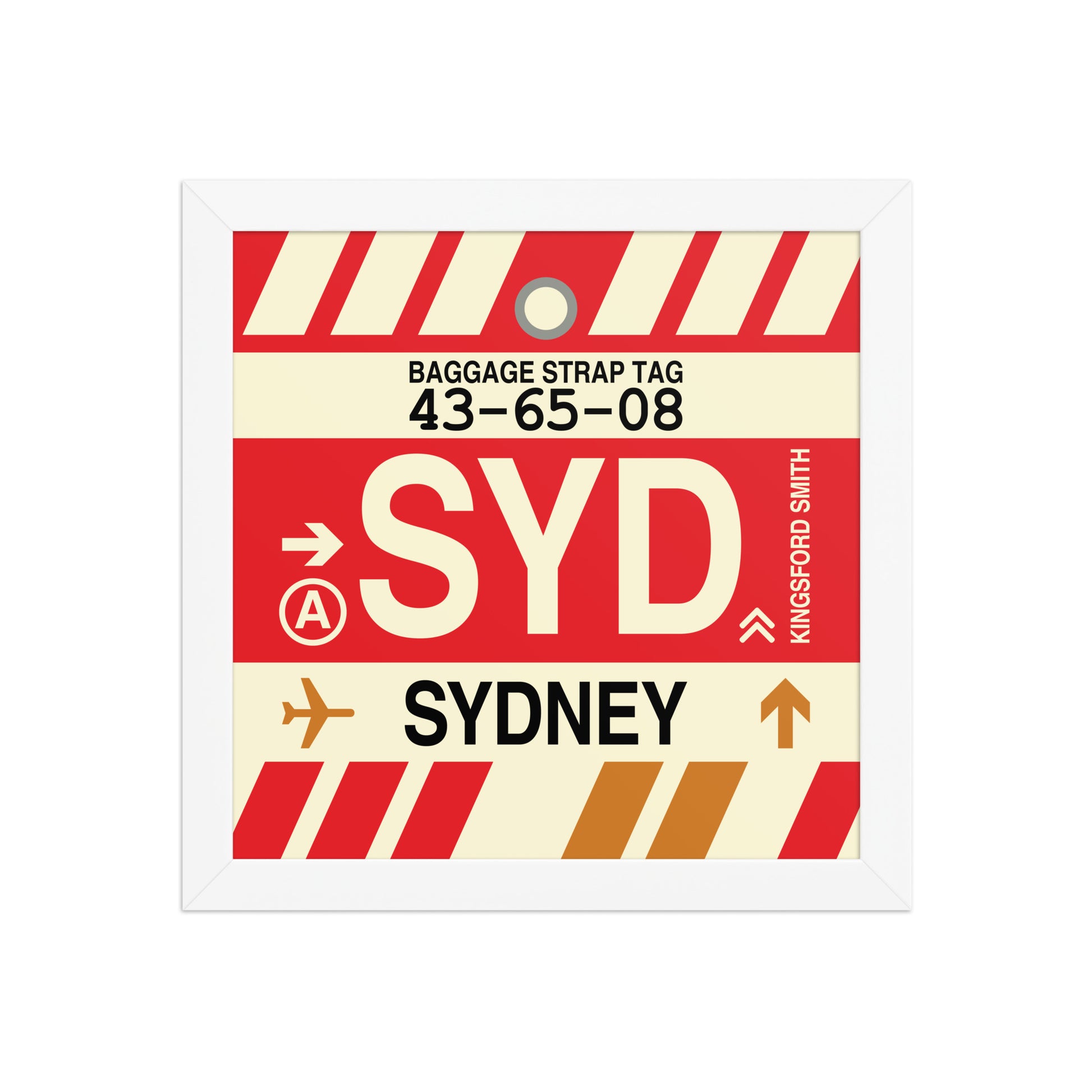 Travel-Themed Framed Print • SYD Sydney • YHM Designs - Image 11