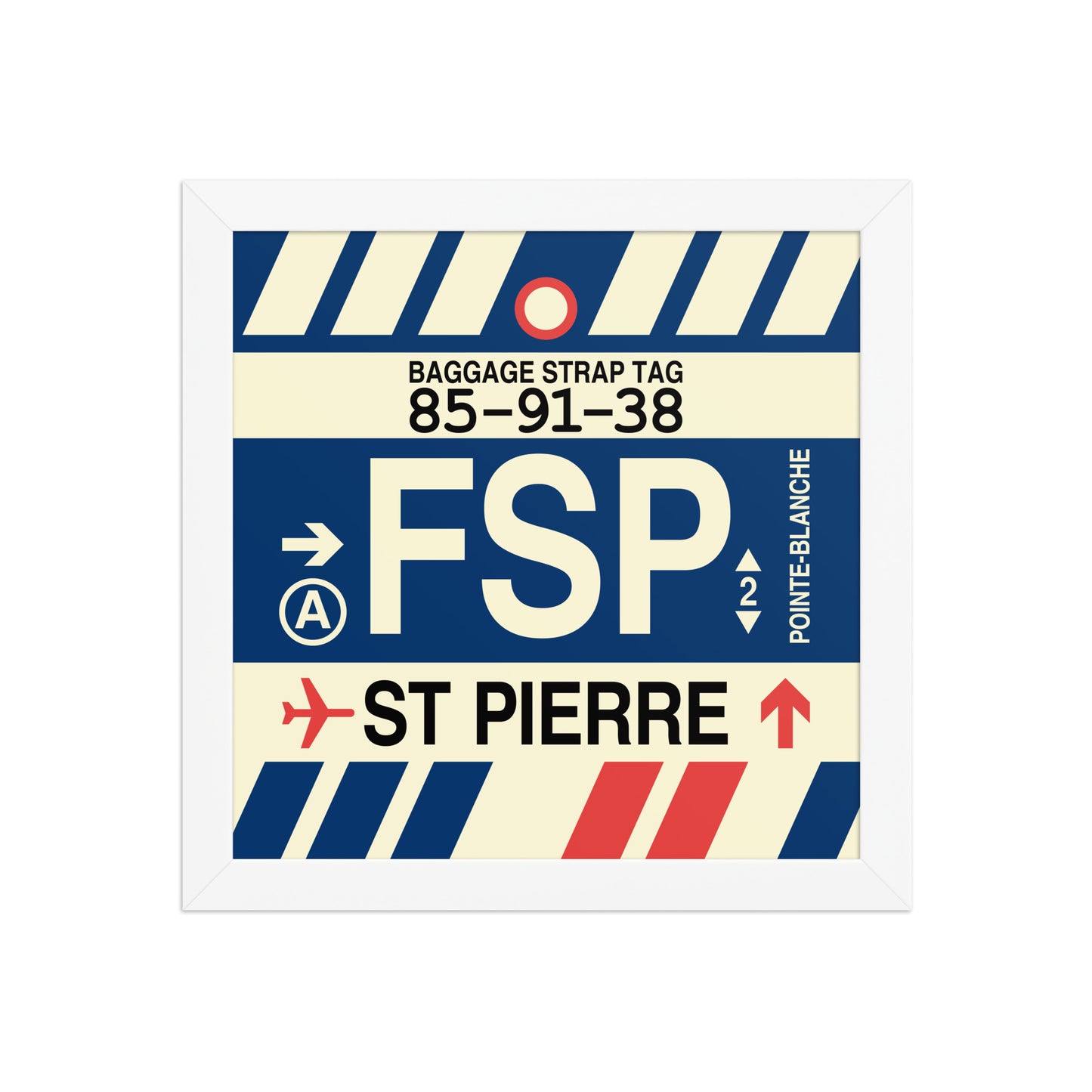 Travel-Themed Framed Print • FSP St-Pierre Souvenir • YHM Designs - Image 11