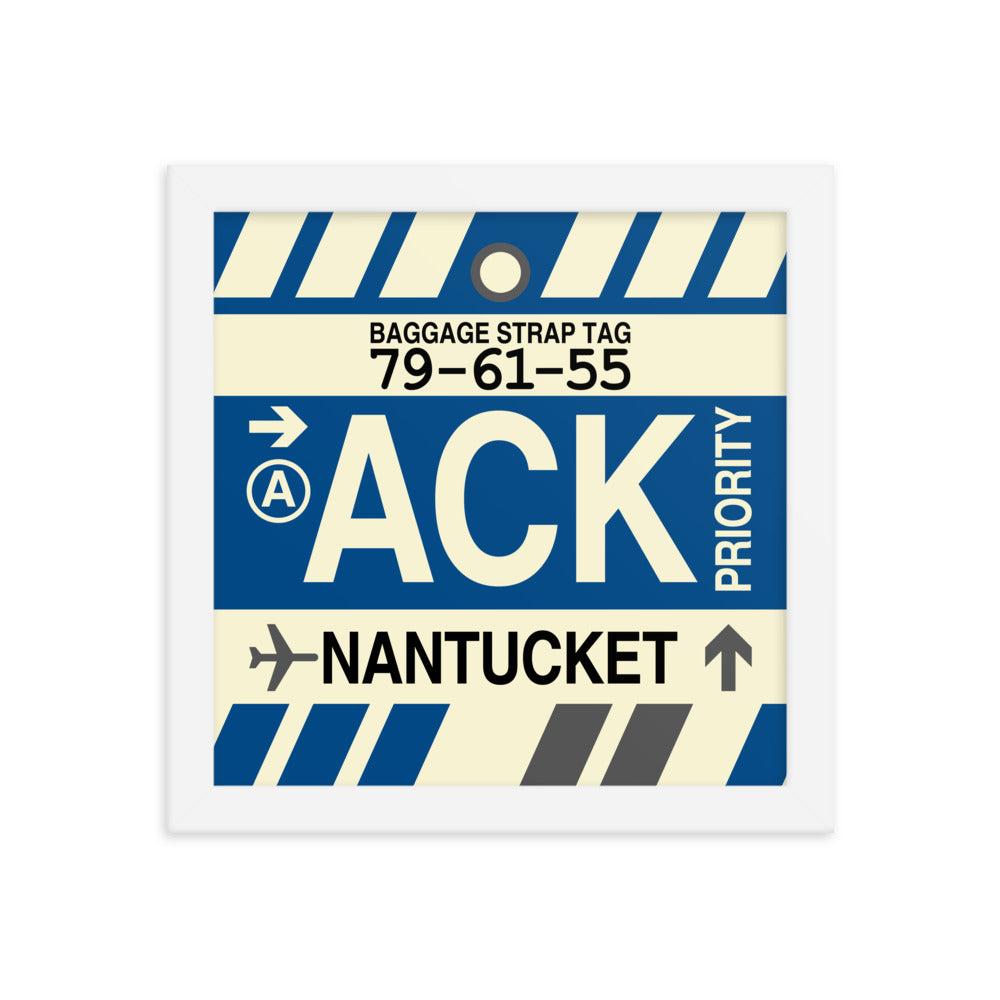 Travel-Themed Framed Print • ACK Nantucket • YHM Designs - Image 11