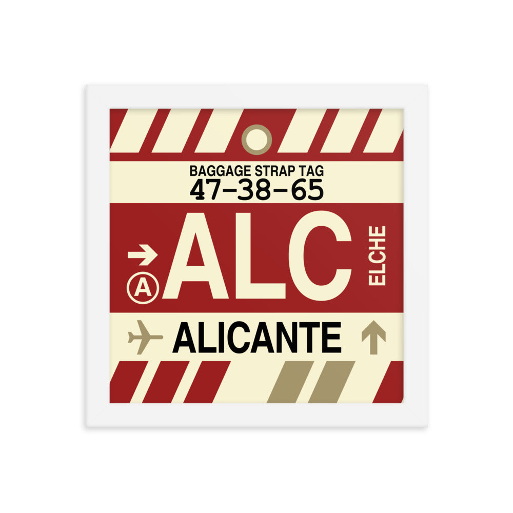Travel-Themed Framed Print • ALC Alicante • YHM Designs - Image 11