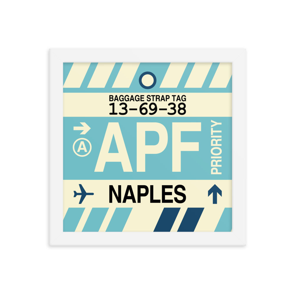 Travel-Themed Framed Print • APF Naples Souvenir • YHM Designs - Image 11