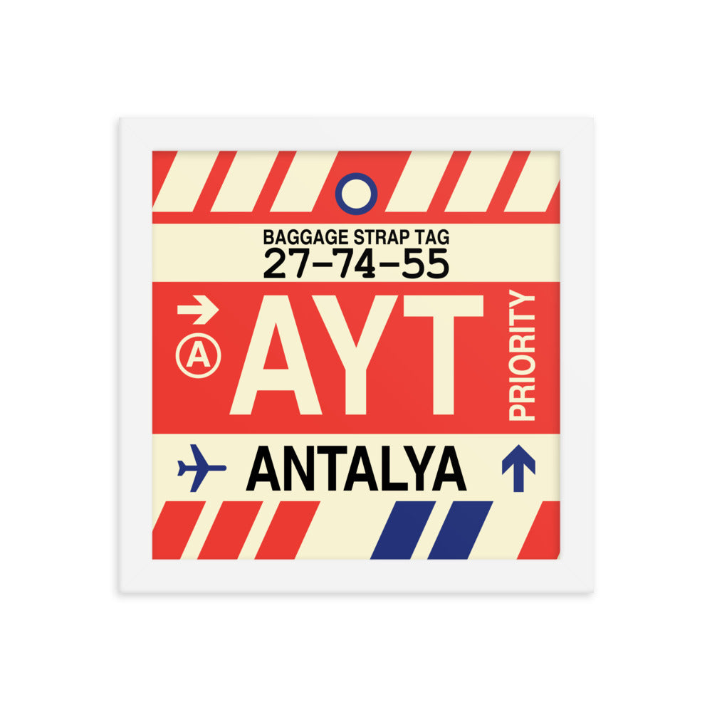 Travel-Themed Framed Print • AYT Antalya • YHM Designs - Image 11