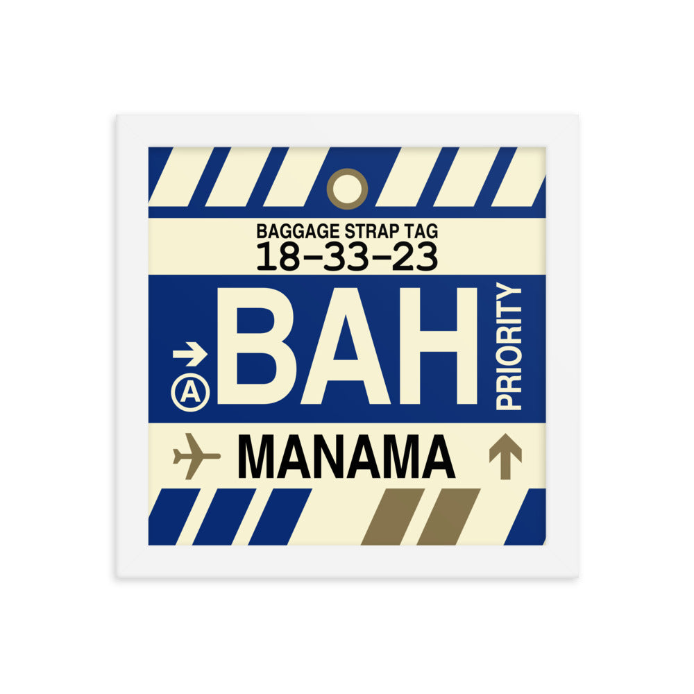 Travel-Themed Framed Print • BAH Manama • YHM Designs - Image 11