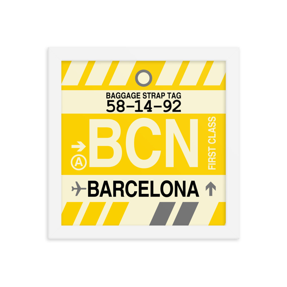 Travel-Themed Framed Print • BCN Barcelona • YHM Designs - Image 11
