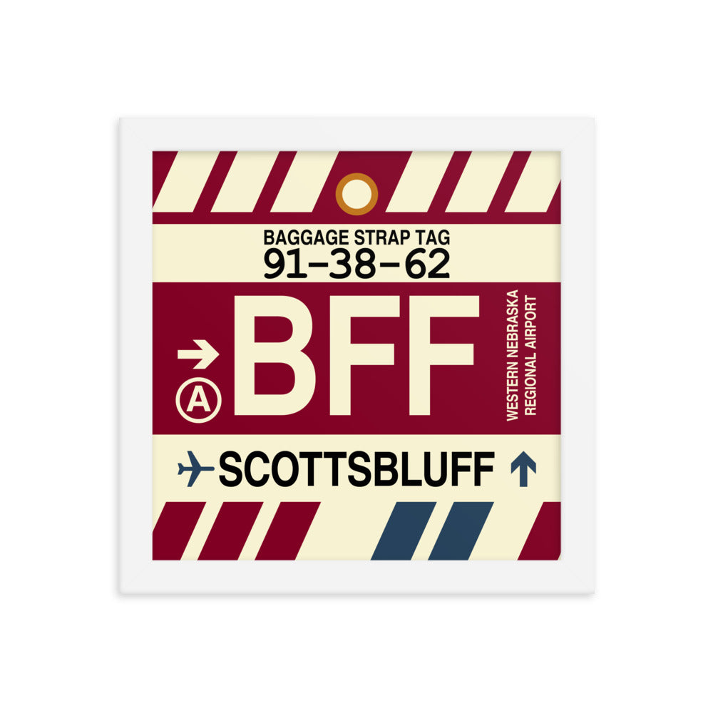 Travel-Themed Framed Print • BFF Scottsbluff • YHM Designs - Image 11