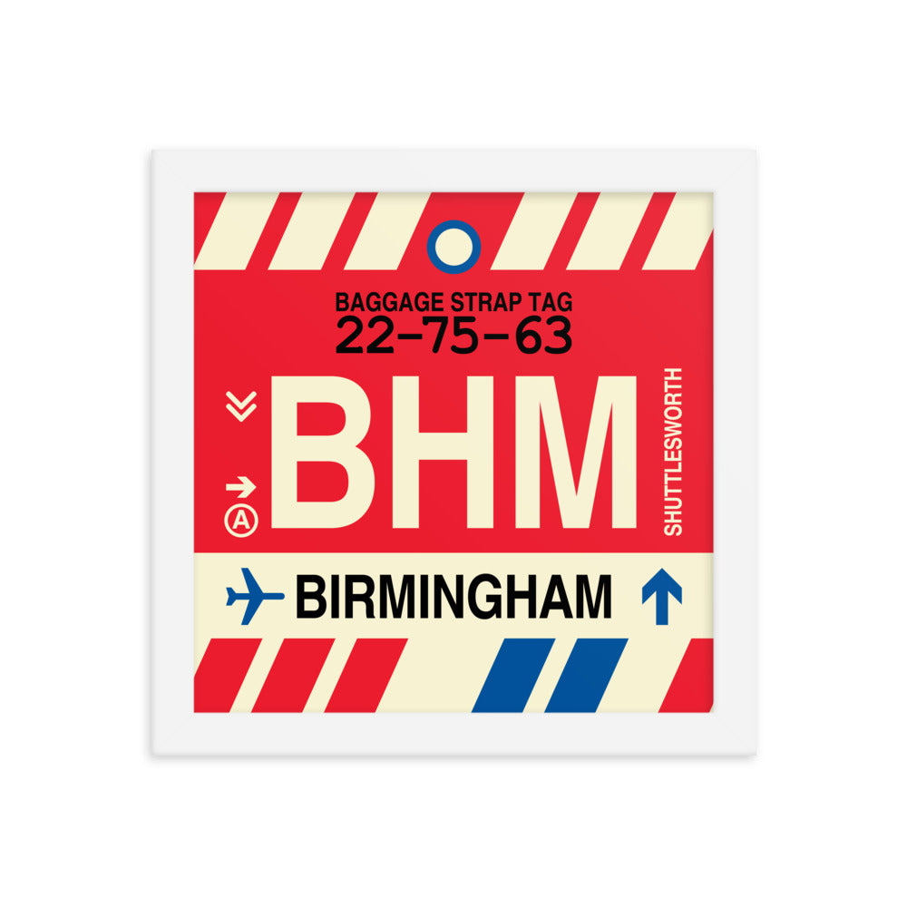 Travel-Themed Framed Print • BHM Birmingham • YHM Designs - Image 11