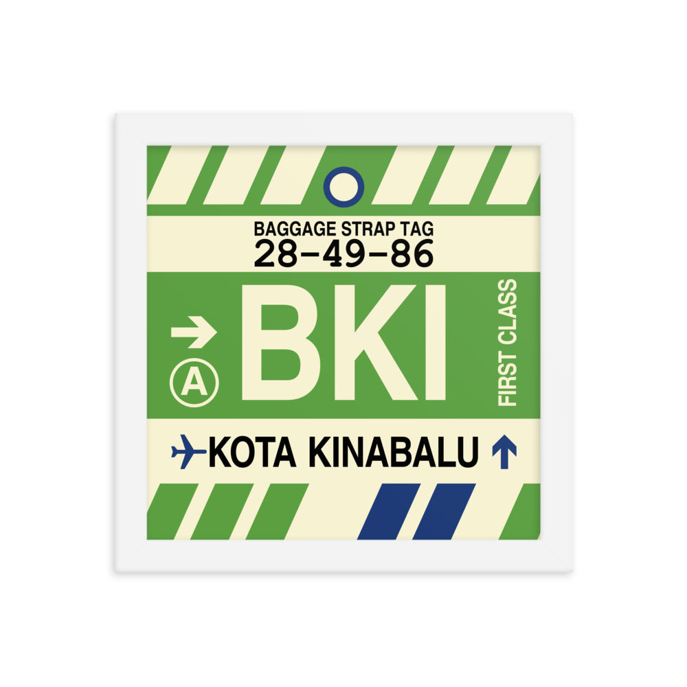 Travel-Themed Framed Print • BKI Kota Kinabalu • YHM Designs - Image 11