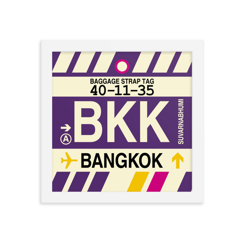 Travel-Themed Framed Print • BKK Bangkok • YHM Designs - Image 11