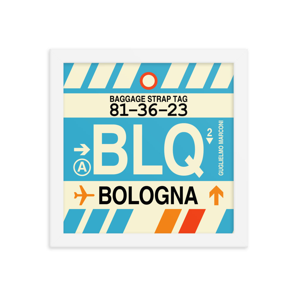 Travel-Themed Framed Print • BLQ Bologna Souvenir • YHM Designs - Image 11