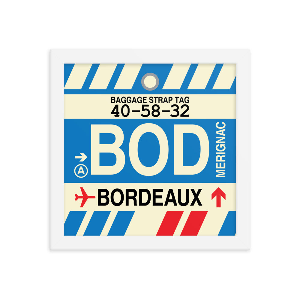 Travel-Themed Framed Print • BOD Bordeaux • YHM Designs - Image 11