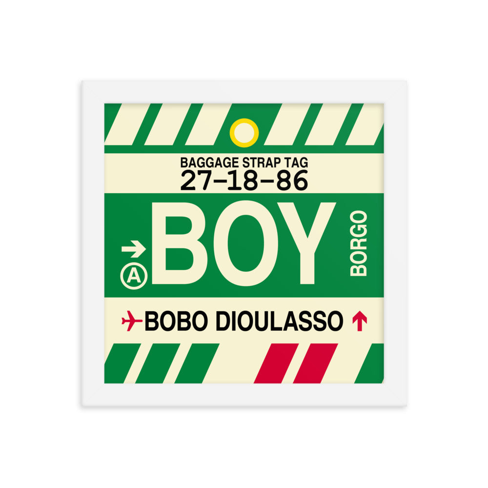 Travel-Themed Framed Print • BOY Bobo Dioulasso Souvenir • YHM Designs - Image 11