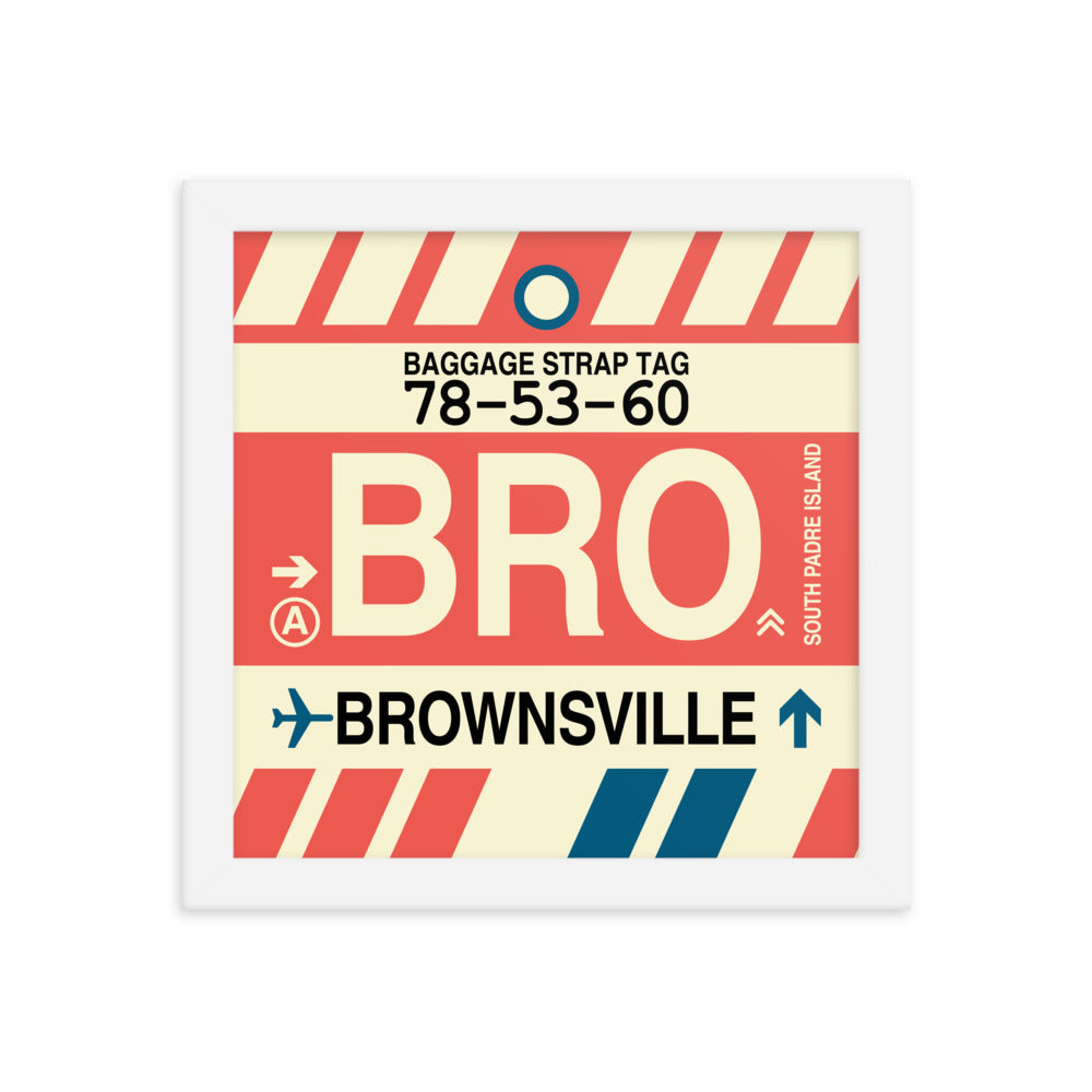 Travel-Themed Framed Print • BRO Brownsville • YHM Designs - Image 11