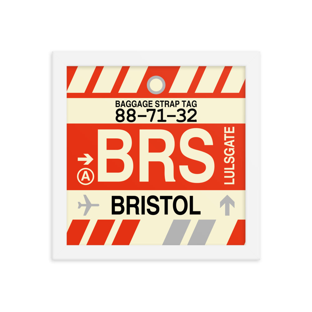 Travel-Themed Framed Print • BRS Bristol • YHM Designs - Image 11