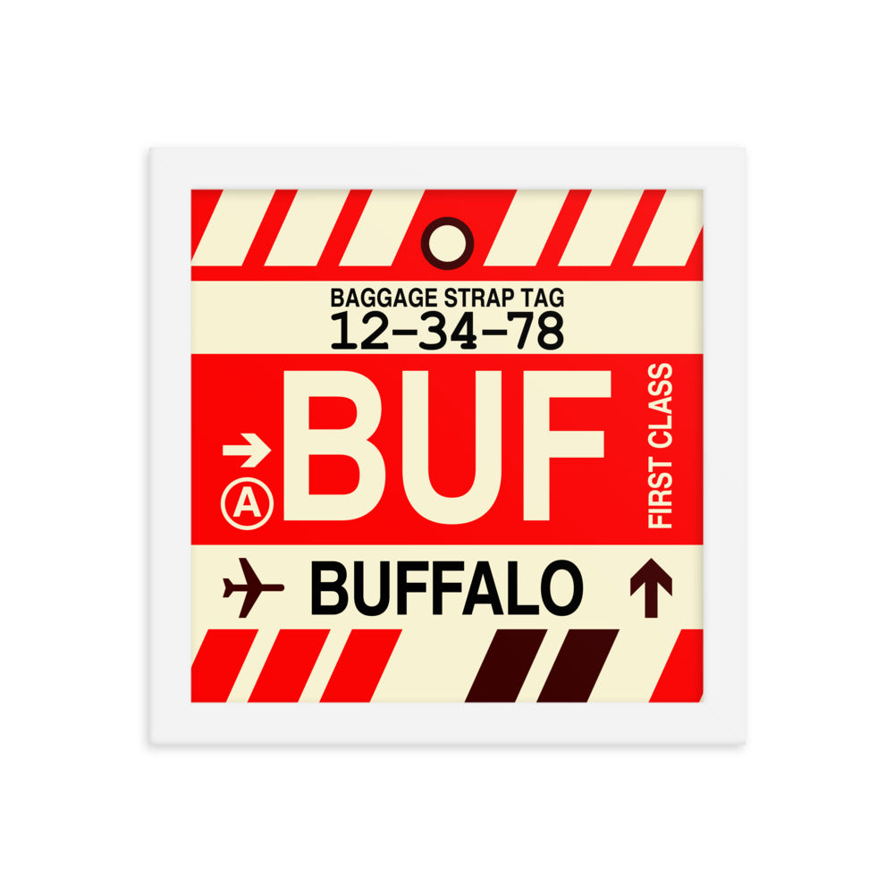 Travel-Themed Framed Print • BUF Buffalo • YHM Designs - Image 11