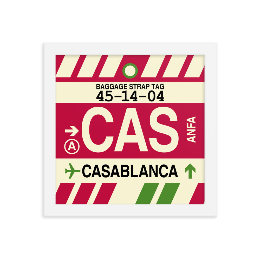 Travel-Themed Framed Print • CAS Casablanca Souvenir • YHM Designs - Image 11
