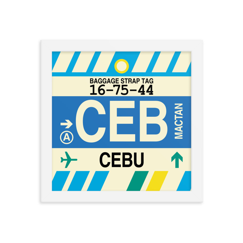 Travel-Themed Framed Print • CEB Cebu Souvenir • YHM Designs - Image 11