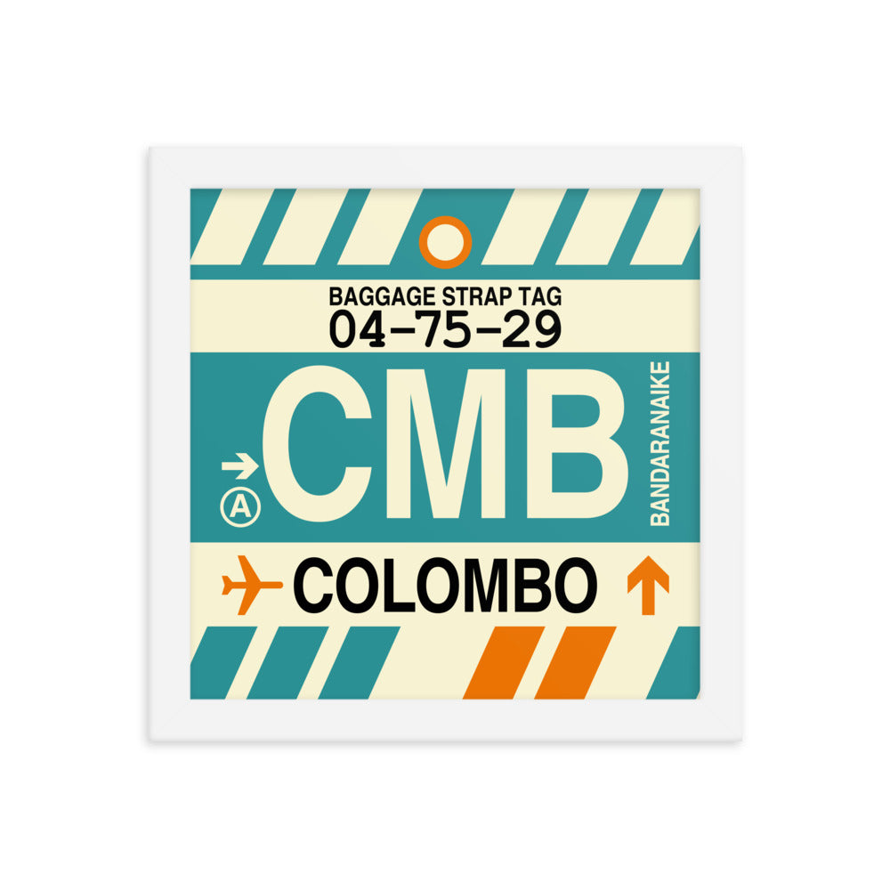 Travel-Themed Framed Print • CMB Colombo Souvenir • YHM Designs - Image 11