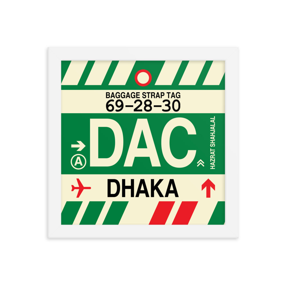 Travel-Themed Framed Print • DAC Dhaka Souvenir • YHM Designs - Image 11