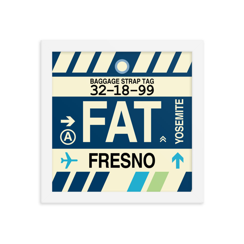 Travel-Themed Framed Print • FAT Fresno • YHM Designs - Image 11