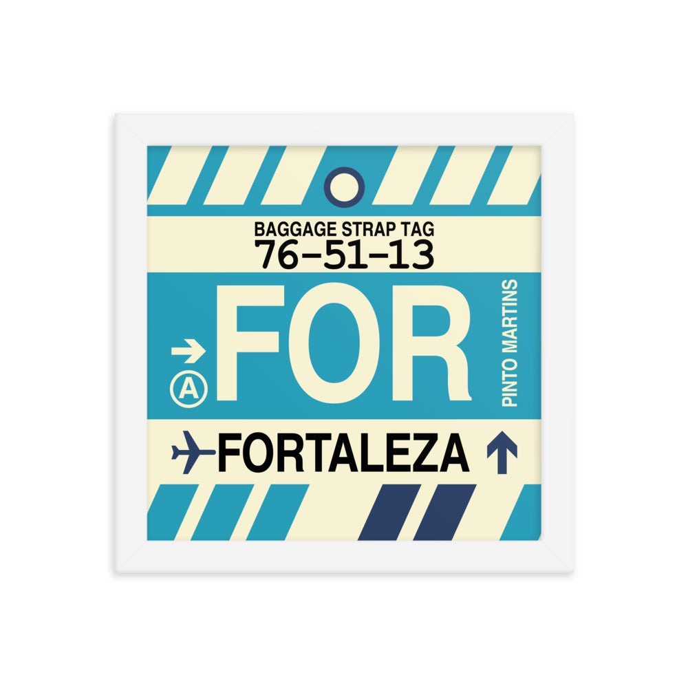 Travel-Themed Framed Print • FOR Fortaleza • YHM Designs - Image 11